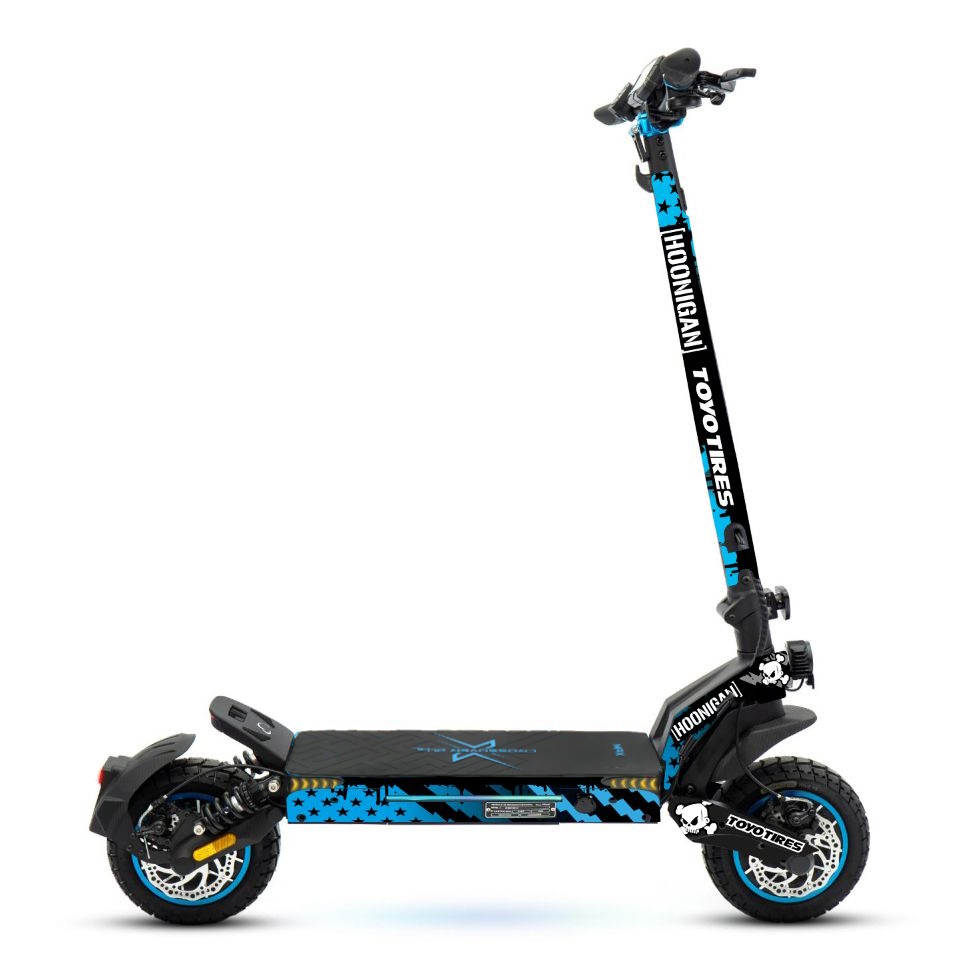 Vinilo smartGyro Crossover Dual Max Hoonigan Blue 