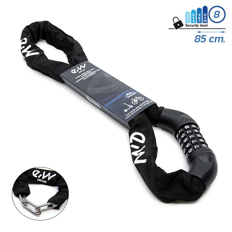 Candado de cadena con contraseña [Ewheel] - 85cm