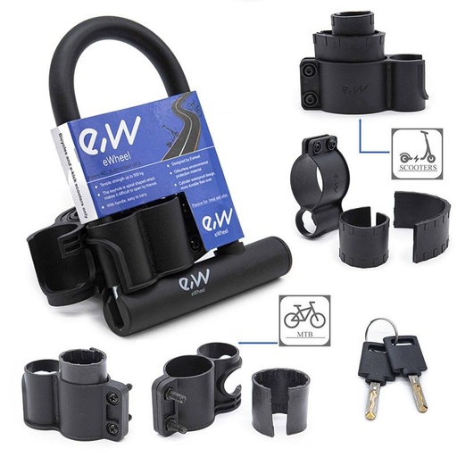 [ACA-007] Candado de herradura con llave [Ewheel] - 15cm 